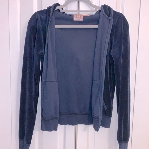 Juicy Couture Velour Zip Up Hoodie - Picture 5 of 12
